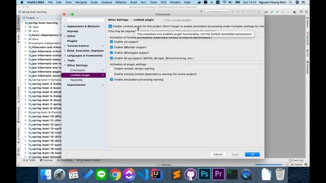 Hướng dẫn cài đặt Lombok & Intellij IDEA để học Spring Boot | Java смотреть онлайн