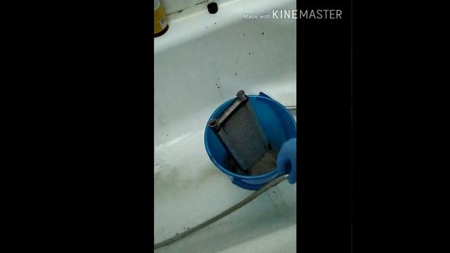 Промывка радиатора печки кротом))) Lexus Gs300 160 кузов