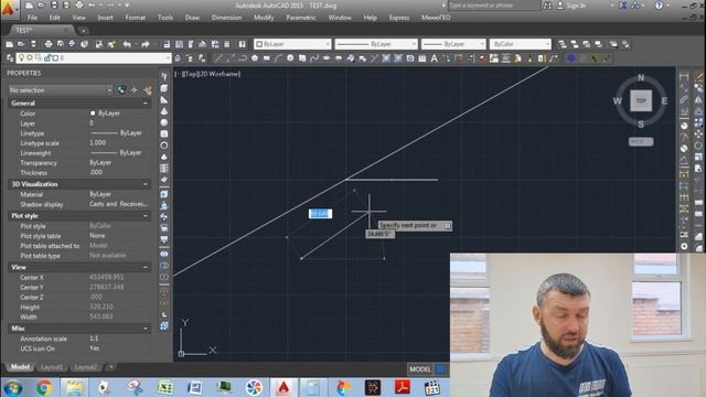 AutoCad. Типы линий, разница между ними, перевод из одного типа в другой смотреть онлайн