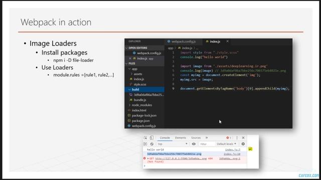 دوره آموزش اصولی webpack 4 -فصل4-قسمت5- آشنایی و کار با file-loader جهت لود عکس ها- قسمت اول смотреть онлайн