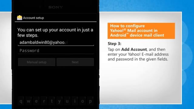 How to configure Yahoo!® Mail account in Android™ device mail client смотреть онлайн