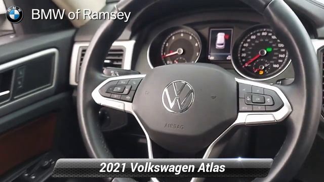 Used 2021 Volkswagen Atlas 3.6L V6 SE w/Technology 4MOTION *Lt, Ramsey, NJ B184903T смотреть онлайн
