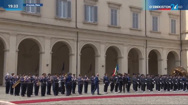 Мероприятия в рамках официального визита Президента Шавката Мирзиёева в Италию смотреть онлайн