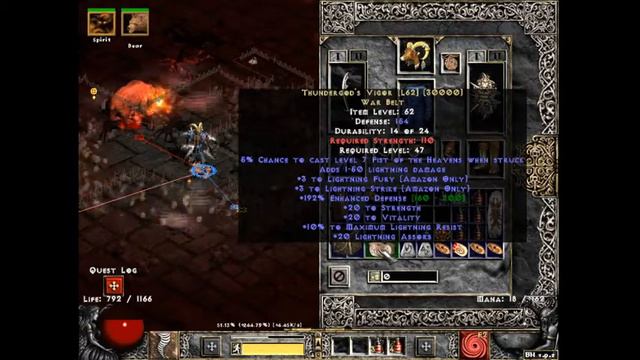 Diablo II Holy Grail - Thundergod's Vigor (024 of 502) смотреть онлайн
