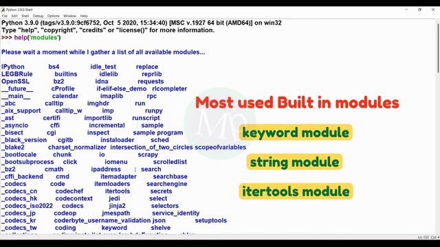 #91 Python Built-In Modules In Telugu | Modules In Python | Python For Beginners In Telugu смотреть онлайн