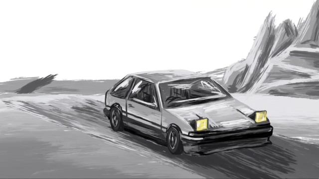 Как нарисовать машину TOYOTA AE86 speed art рисунки залипательное видео прикольное видео смотреть онлайн