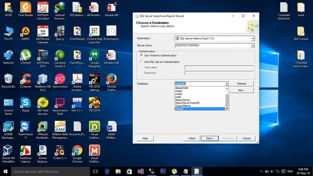 How to Import database from access to sql server смотреть онлайн