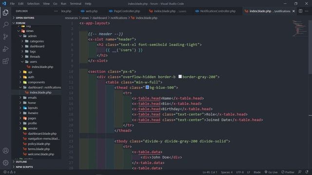 Create a forum with Laravel 8 | Notification index route and view setup | Part 58 смотреть онлайн