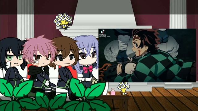 Seraph of the end react to shinoa future as shinobu{gachaclub}реакция последний серафим на шиноа смотреть онлайн