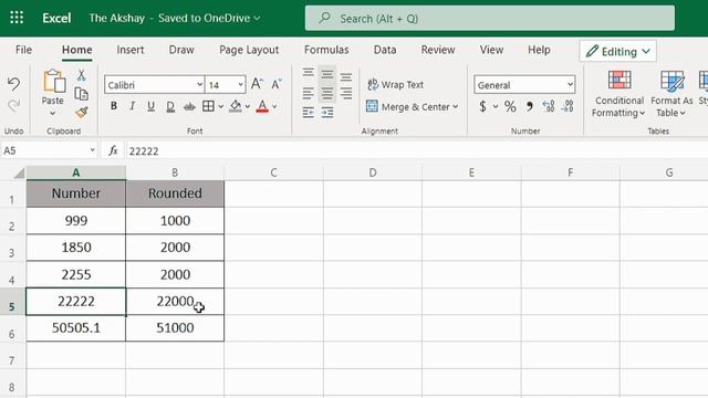 Using Round Function to Round to Nearest 1000, 100, 10 in Excel смотреть онлайн