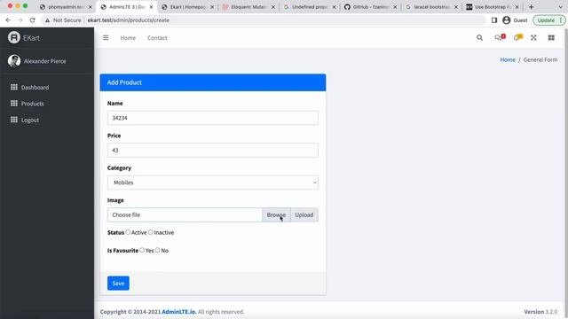 Laravel 10 E-Commerce Malayalam Tutorial - Manage Products - Delete & Upload Image - Ep 9 - [2023] смотреть онлайн