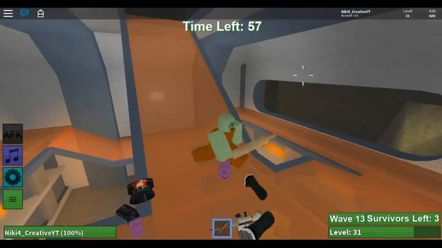 Играем в Zombie Rush - ROBLOX смотреть онлайн