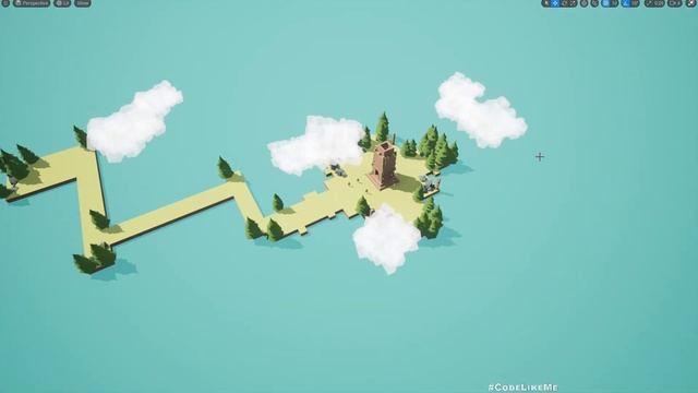 Unreal Engine 5 - Stylized Clouds смотреть онлайн