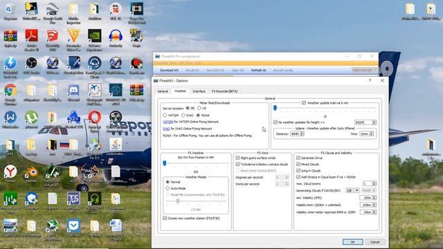 Реальная погода в X-Plane | бесплатный погодник FsRealWX смотреть онлайн