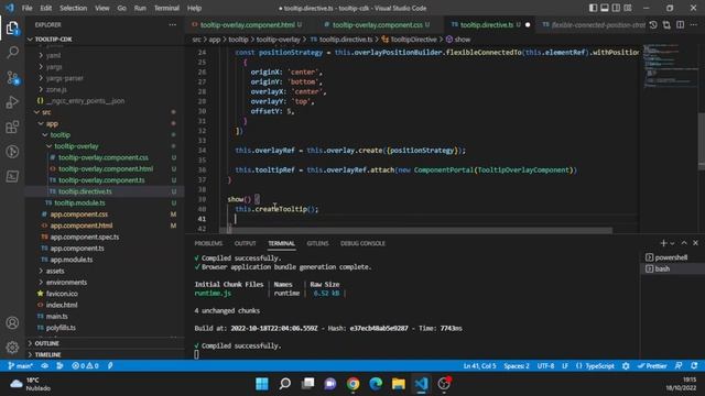 Criando Tooltip com Angular CDK Overlay смотреть онлайн
