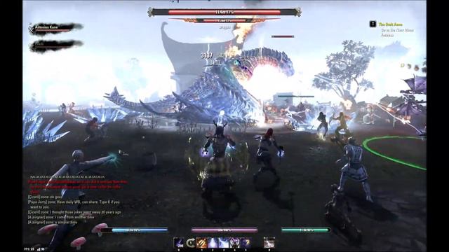 Elder Scrolls Online | Ice Dragon fight смотреть онлайн