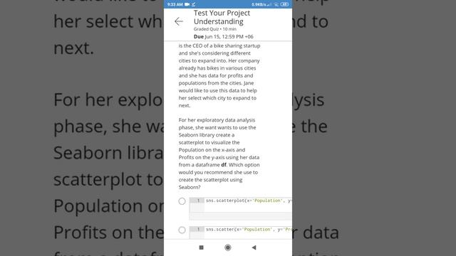 Linear Regression with NumPy and Python All Quiz Answer смотреть онлайн