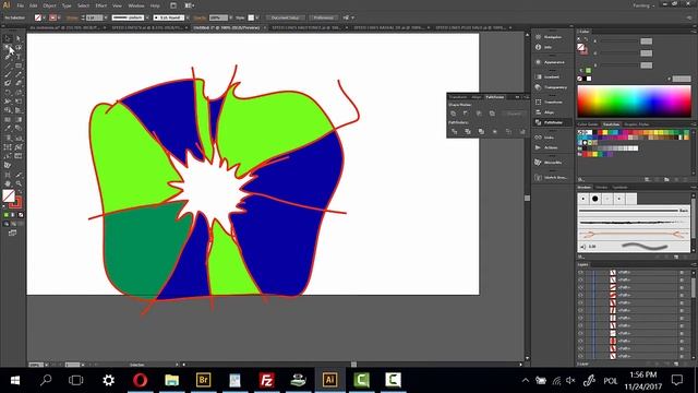 Halftone radial speed lines for comic books - Adobe Illustrator tutorial смотреть онлайн