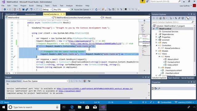 S205 - .NET Core Microservice Development Made Easy with Azure Dev Spaces - Lisa Guthrie смотреть онлайн