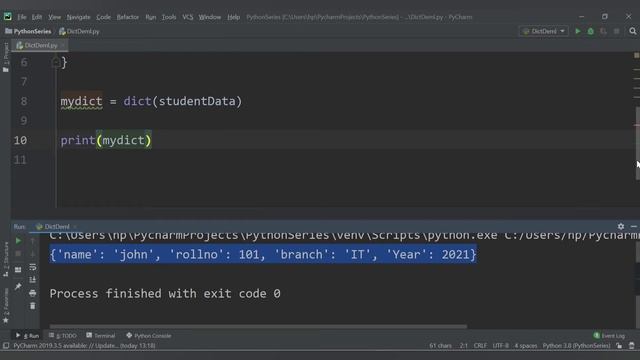 Python Nested Dictionary | Dictionary in python | Basic Python Programming using dictionaries смотреть онлайн