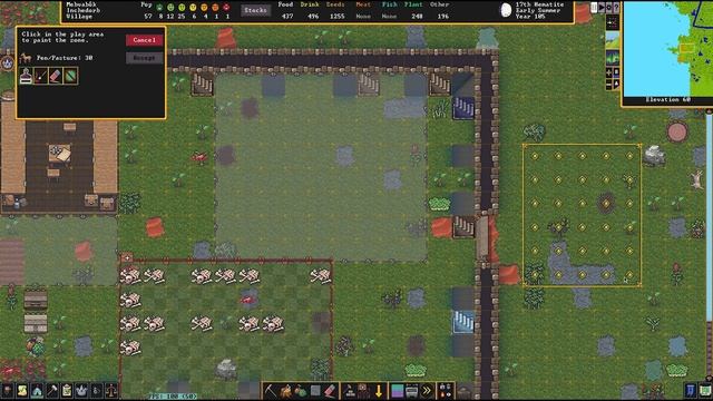 Зоны (Zones) Гайд для новичков Dwarf Fortress версия Steam смотреть онлайн