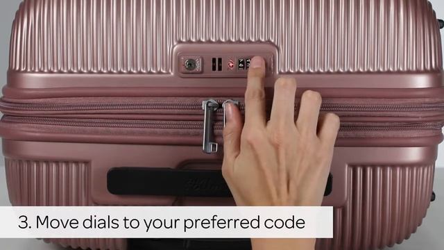 Как поменять код на замке - American Tourister Modern Dream смотреть онлайн