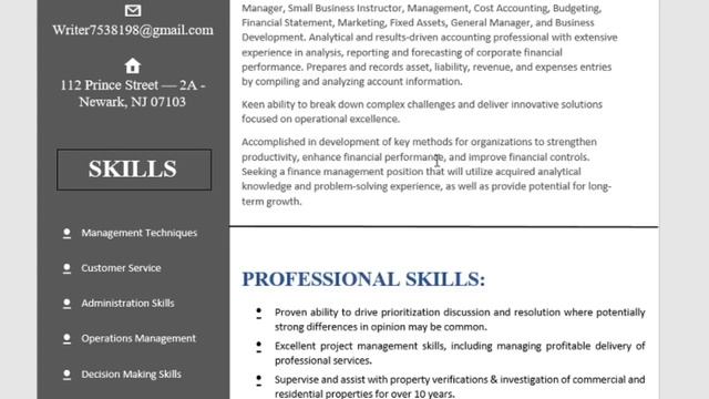 Accountant Resume Template | Accountant CV Format | MS Word Free Download | resumecvtemplates.com смотреть онлайн