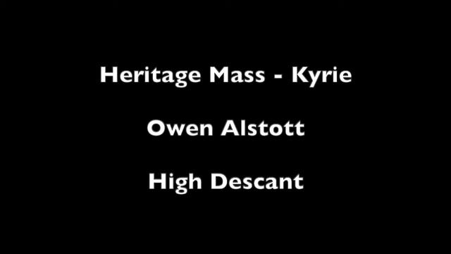 Heritage Mass - Kyrie | High Descant смотреть онлайн