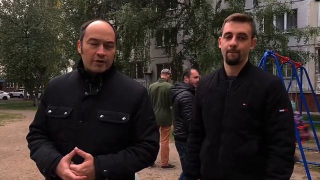 Как убрать лужу со двора дома 30/1 по ул.1905 года, сентябрь 2022 г. смотреть онлайн