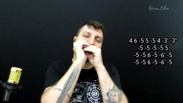 🎶 Creep - Radiohead (Harmonica Tab - na Gaita com Tablatura)