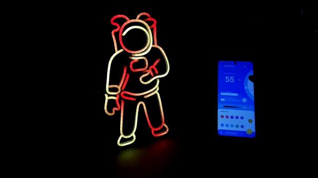 Умная неоновая вывеска. Смарт неон. SPI LED. смотреть онлайн