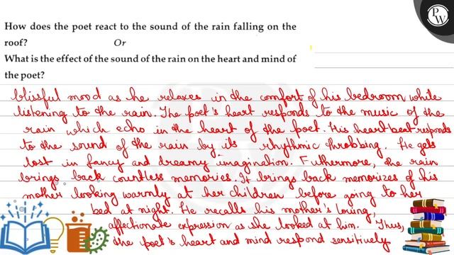 How does the poet react to the sound of the rain falling on the
(W)
roof? \( \mathrm{Or} \)
What... смотреть онлайн