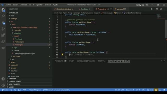Probando Amazon Code Whisperer Java en VSCode (CodeWhisperer) смотреть онлайн