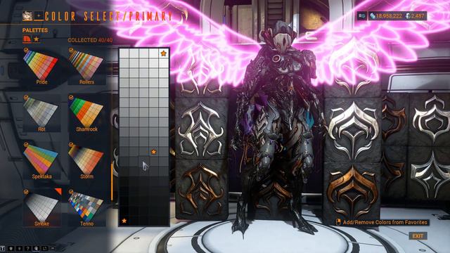 Warframe | Fashion Frame | Nidus Prime : Bio Organic Weapon - Metallic Mutation смотреть онлайн