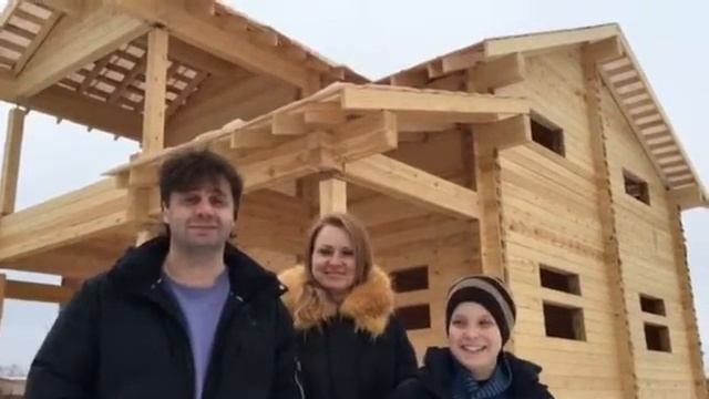Отзыв о строительстве дома из профилированного бруса ест.вл. 195*195 мм смотреть онлайн