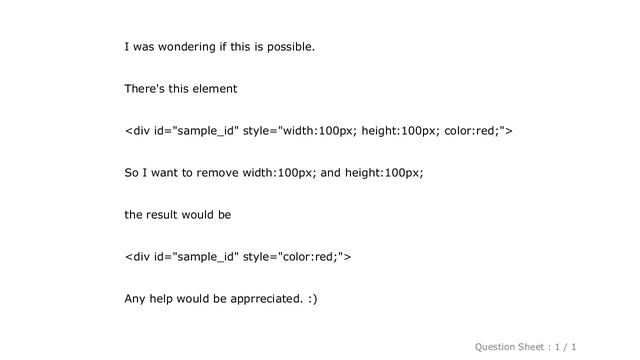 CSS : Remove Style on Element смотреть онлайн
