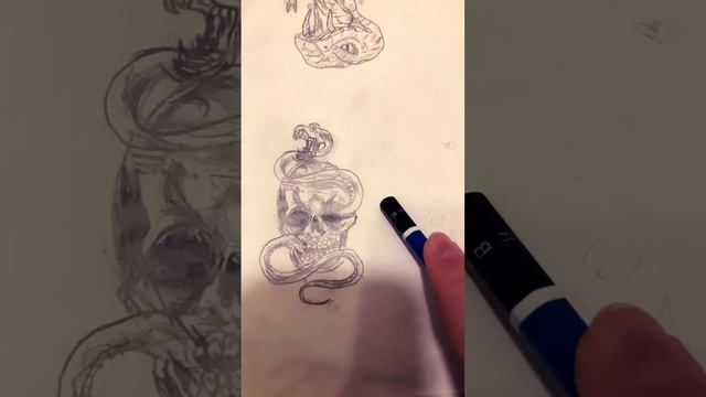 draing 3 cool snakes #cool #scary смотреть онлайн