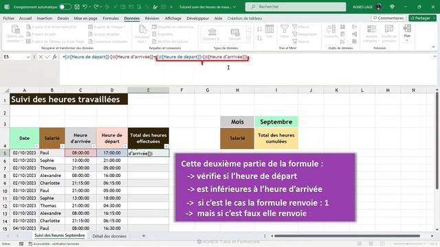 Astuce Excel pour maîtriser la soustraction des heures et faire le cumul des heures ! ⌚? смотреть онлайн