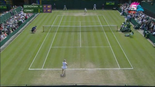 Petra Cetkovska vs Alize Cornet WTA 26/06/14 смотреть онлайн