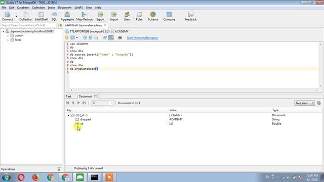 Learn mongodb in Hindi | How to drop database in Mongodb Hindi смотреть онлайн