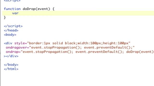 HTML5 Drag and Drop смотреть онлайн