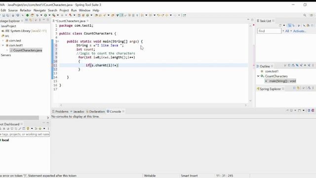 Learn #java |how to count Characters from #String | #Frequently Asked #interview #Programs| Video-1 смотреть онлайн