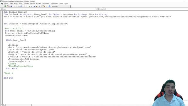 Mensagem e Link De Site no Corpo do Email com VBA, Macro Outlook como automatizar tarefas Repetitiv смотреть онлайн