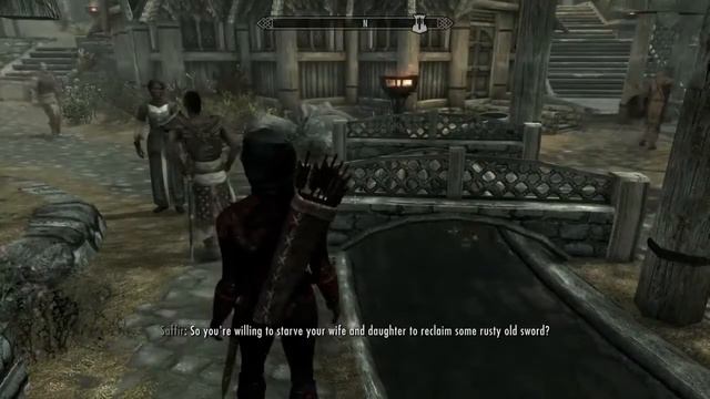 What happens when you give Amren his sword while he's talking to his wife? смотреть онлайн