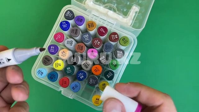 Маркеры для скетчинга 36 цветов. Фабричные. Магазин в Алматы смотреть онлайн