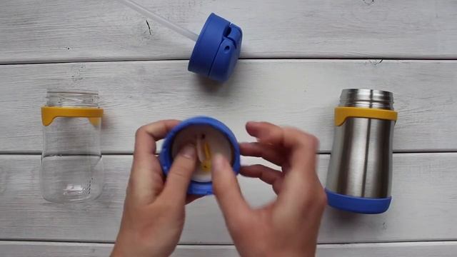 Обзор детского термопоильника с трубочкой Thermos Foogo цвет синий смотреть онлайн