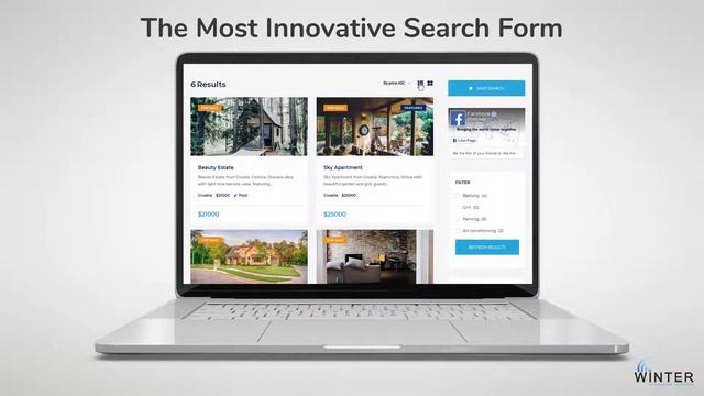 Nexos Real Estate Wordpress Theme - Search with live results смотреть онлайн