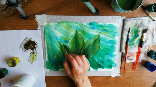 Рисуем Ландыши! смотреть онлайн