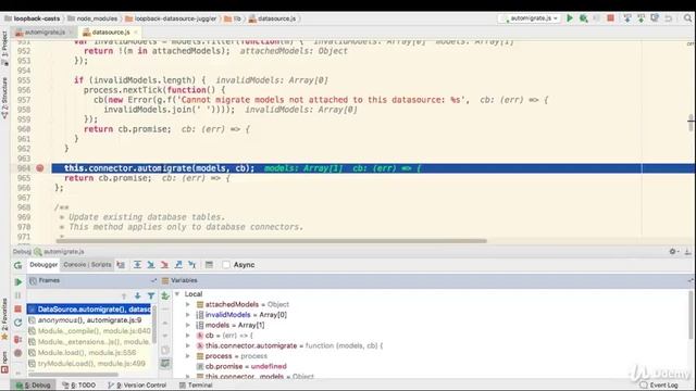 Node.Js: REST APIs Development with Loopback : Understanding Automigrate in Loopback смотреть онлайн