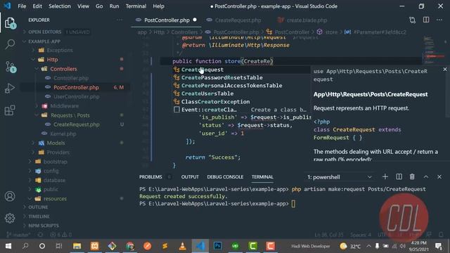 (25) Validate Form Data Using Request | Requests in Laravel | How to Create Request смотреть онлайн